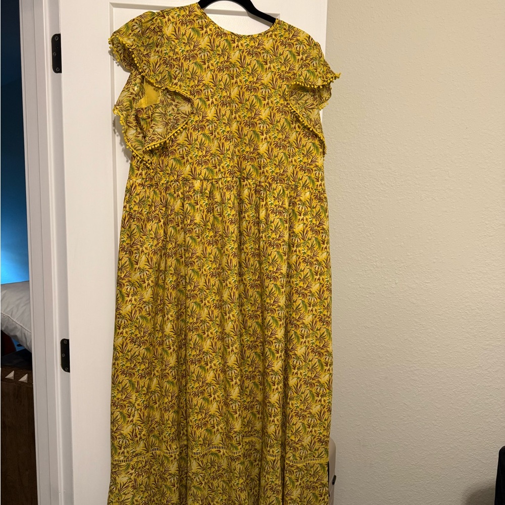 Ann Taylor Yellow Floral Dress